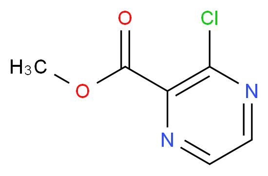 Methyl 3-chloropyrazine-2-carboxylate_分子结构_CAS_27825-21-4)