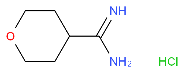 Tetrahydro-2H-pyran-4-carboxamidine hydrochloride 97%_分子结构_CAS_426828-34-4)