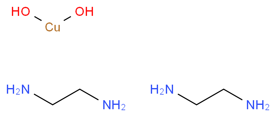 copperdiol; bis(ethane-1,2-diamine)_分子结构_CAS_14552-35-3