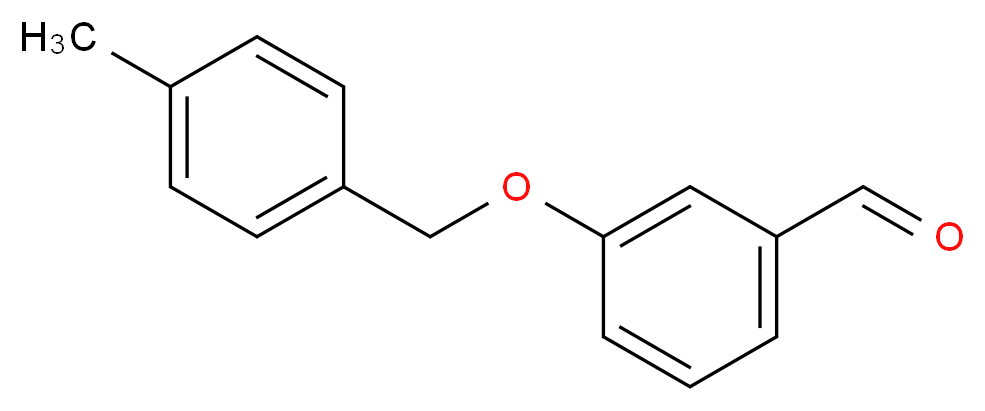 3-[(4-methylphenyl)methoxy]benzaldehyde_分子结构_CAS_40359-58-8