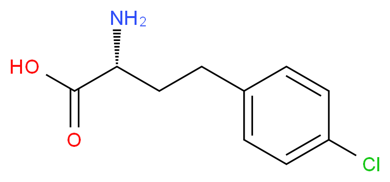 (R)-2-AMINO-4-(4-CHLORO-PHENYL)-BUTYRIC ACID_分子结构_CAS_157684-00-9)