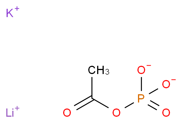 lithium(1+) ion potassium (acetyloxy)phosphonate_分子结构_CAS_94249-01-1