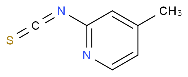 2-isothiocyanato-4-methylpyridine_分子结构_CAS_22400-44-8)