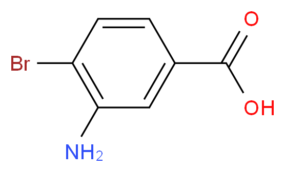 3-Amino-4-bromobenzoic acid_分子结构_CAS_2840-29-1)