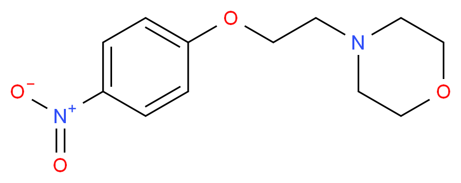 4-[2-(4-硝基苯氧基)乙基吗啉_分子结构_CAS_65300-53-0)