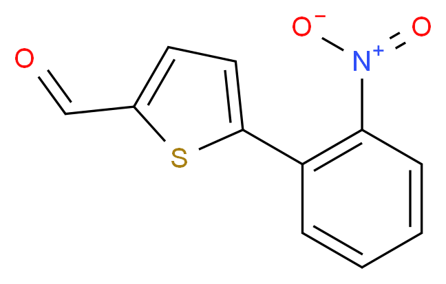 5-(2-nitrophenyl)thiophene-2-carbaldehyde_分子结构_CAS_42545-34-6)