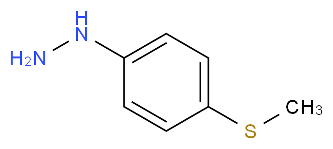 (4-(methylthio)phenyl)hydrazine_分子结构_CAS_51304-69-9)