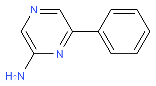 6-phenylpyrazin-2-amine_分子结构_CAS_41270-69-3