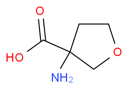 3-aminooxolane-3-carboxylic acid_分子结构_CAS_)