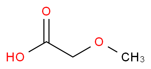 甲氧基乙酸_分子结构_CAS_625-45-6)