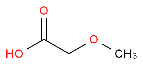 2-methoxyacetic acid_分子结构_CAS_625-45-6