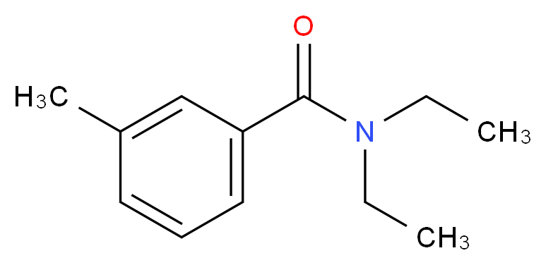 CAS_134-62-3 分子结构
