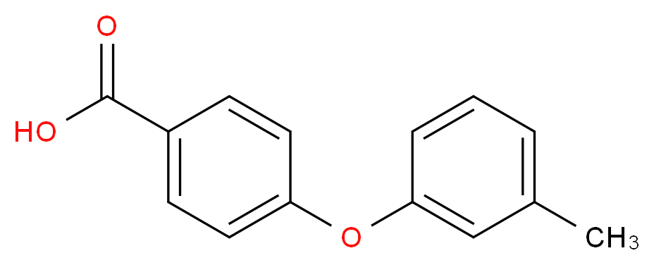 4-(3-methylphenoxy)benzoic acid_分子结构_CAS_62507-85-1