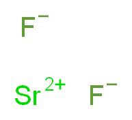 氟化锶, Puratronic&reg;_分子结构_CAS_7783-48-4)