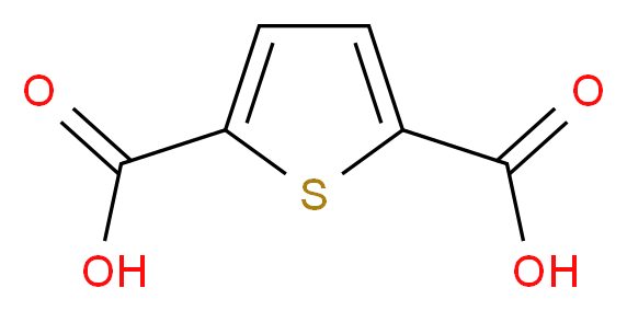 thiophene-2,5-dicarboxylic acid_分子结构_CAS_4282-31-9