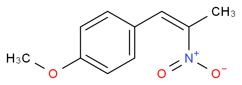 顺式-4-甲氧基-β-甲基-β-硝基苯乙烯_分子结构_CAS_17354-63-1)