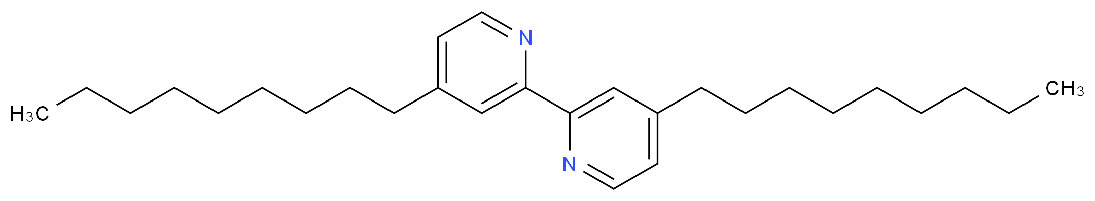 4,4'-二壬基-2,2'-联吡啶_分子结构_CAS_142646-58-0)