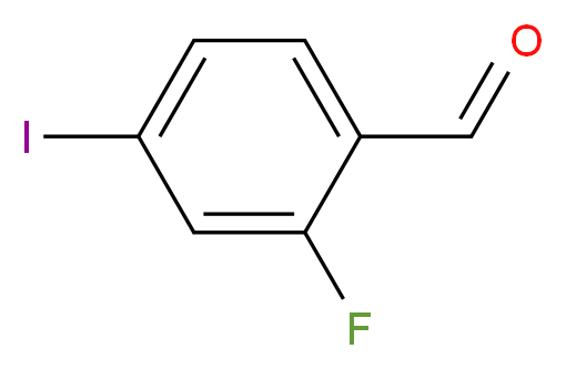 2-Fluoro-4-iodobenzaldehyde_分子结构_CAS_699016-40-5)