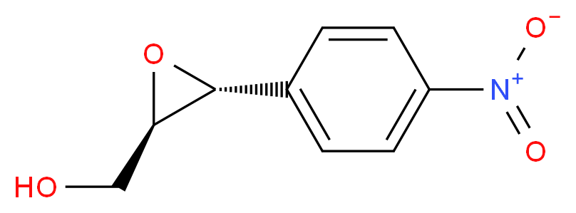 [(2R,3R)-3-(4-nitrophenyl)oxiran-2-yl]methanol_分子结构_CAS_37141-32-5