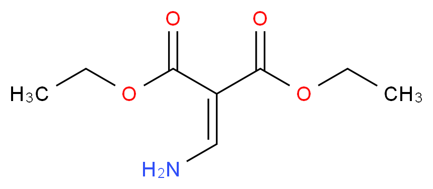 1,3-diethyl 2-(aminomethylidene)propanedioate_分子结构_CAS_6296-99-7