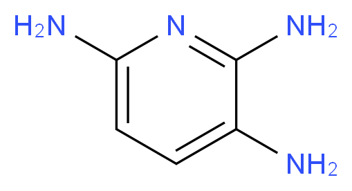 PYRIDINE-2,3,6-TRIAMINE_分子结构_CAS_4318-79-0)