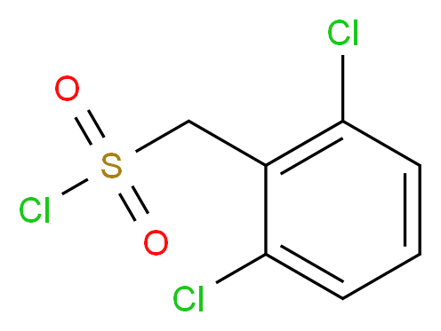 (2,6-dichlorophenyl)methanesulfonyl chloride_分子结构_CAS_85952-31-4