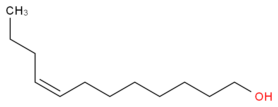 (8Z)-dodec-8-en-1-ol_分子结构_CAS_40642-40-8