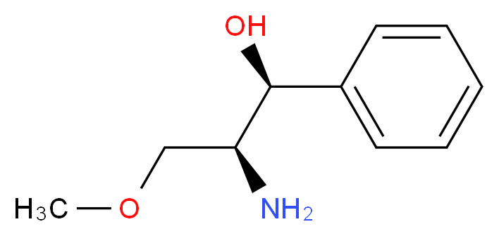 (1S,2S)-2-amino-3-methoxy-1-phenylpropan-1-ol_分子结构_CAS_51594-34-4