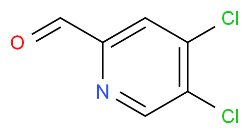 4,5-dichloropyridine-2-carbaldehyde_分子结构_CAS_1060802-04-1