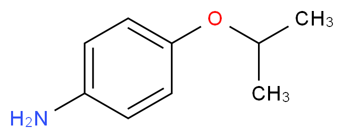 4-(propan-2-yloxy)aniline_分子结构_CAS_7664-66-6