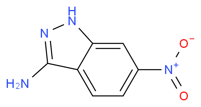 6-nitro-1H-indazol-3-amine_分子结构_CAS_1027259-01-3