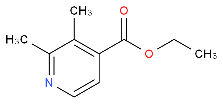 ethyl 2,3-dimethylisonicotinate_分子结构_CAS_867141-53-5)