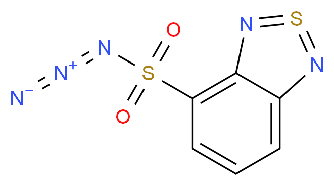 2$l^{4},1,3-benzothiadiazole-4-sulfonyl azide_分子结构_CAS_)