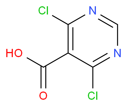 4,6-Dichloropyrimidine-5-carboxylic acid_分子结构_CAS_)