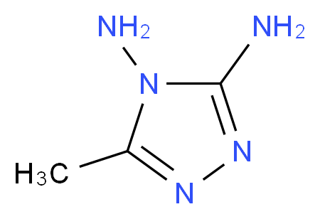 5-methyl-4H-1,2,4-triazole-3,4-diamine_分子结构_CAS_21532-07-0)