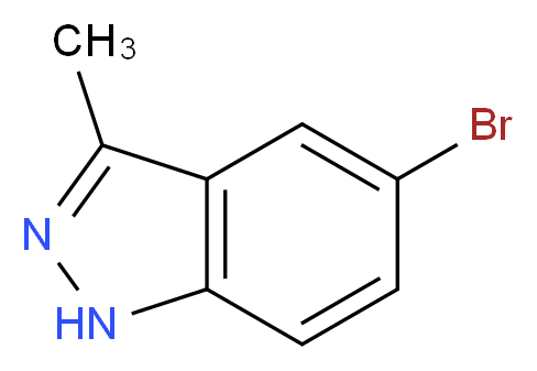 5-bromo-3-methyl-1H-indazole_分子结构_CAS_552331-16-5