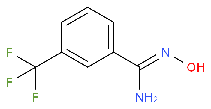 N'-Hydroxy-3-(trifluoromethyl)-benzenecarboximidamide_分子结构_CAS_40067-80-9)