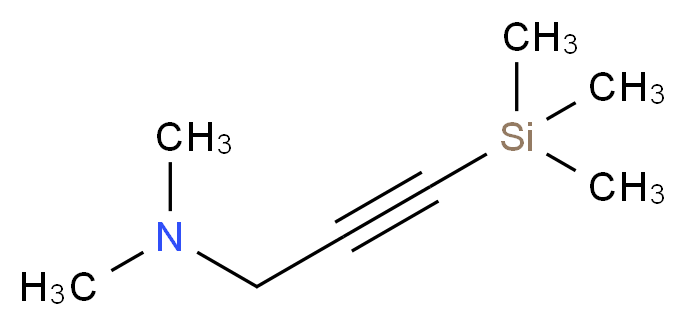 1-二甲氨基-3-(三甲基硅基)-2-丙炔_分子结构_CAS_56849-88-8)