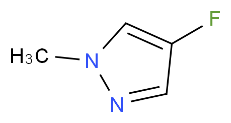 4-fluoro-1-methyl-1H-pyrazole_分子结构_CAS_69843-14-7