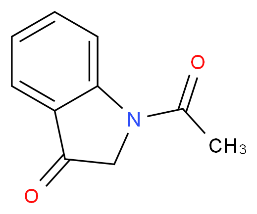 1-acetylindolin-3-one_分子结构_CAS_16800-68-3)