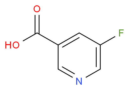 5-Fluoropyridine-3-carboxylic acid_分子结构_CAS_402-66-4)