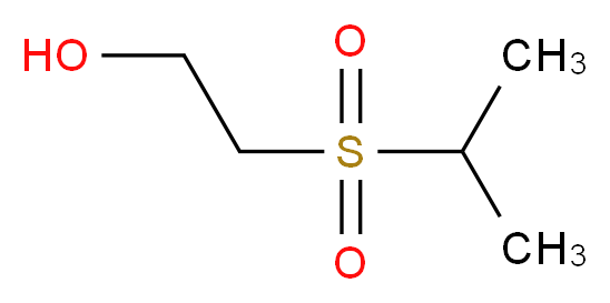 2-(propane-2-sulfonyl)ethan-1-ol_分子结构_CAS_98288-49-4