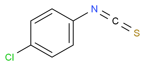 4-氯苯基异硫氰酸酯_分子结构_CAS_2131-55-7)