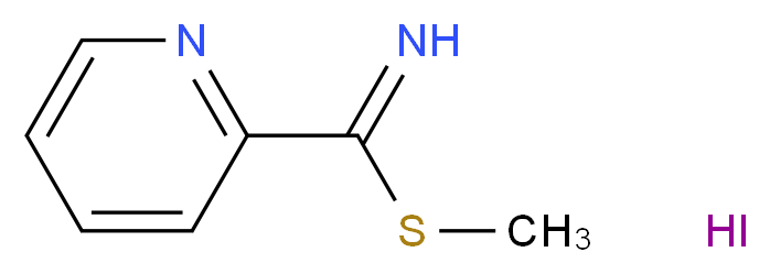 S-甲基 吡啶-2-碳硫亚胺碘化氢盐_分子结构_CAS_96898-29-2)