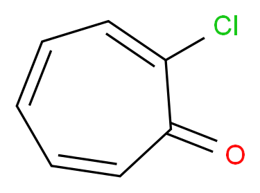 2-chlorocyclohepta-2,4,6-trien-1-one_分子结构_CAS_3839-48-3