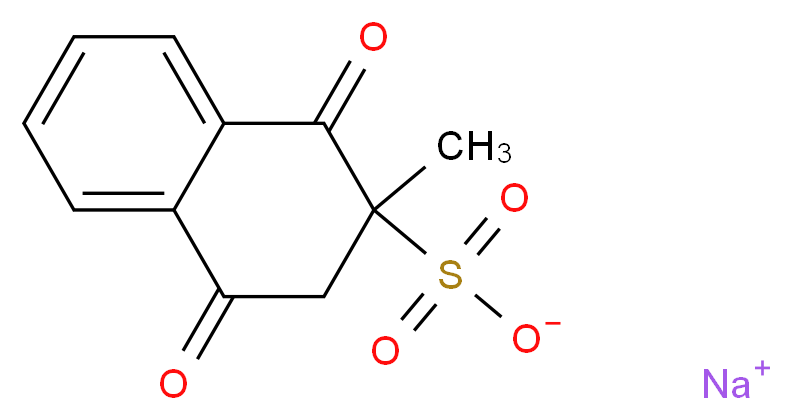 亚硫酸氢钠甲萘醌_分子结构_CAS_130-37-0)