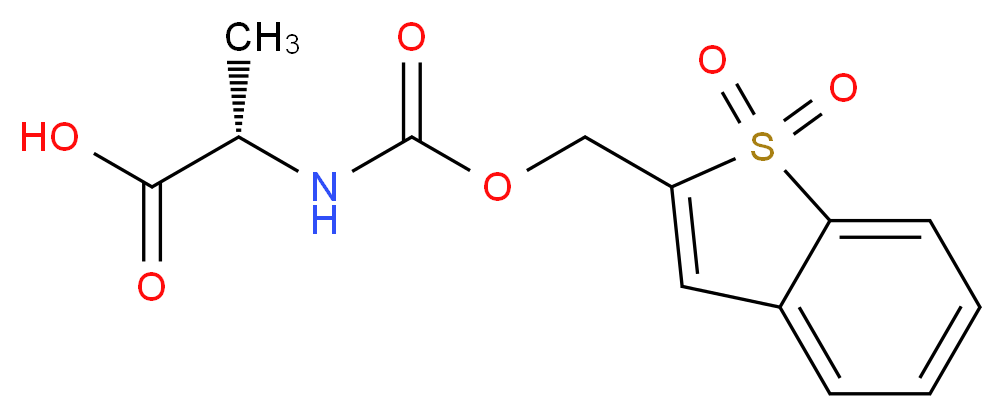 N-Bsmoc-L-丙氨酸_分子结构_CAS_197245-15-1)
