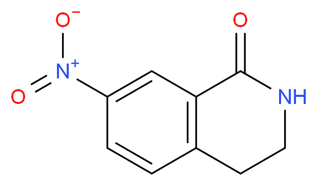 7-nitro-1,2,3,4-tetrahydroisoquinolin-1-one_分子结构_CAS_)