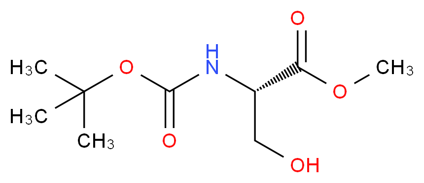 Boc-Ser-OMe_分子结构_CAS_2766-43-0)