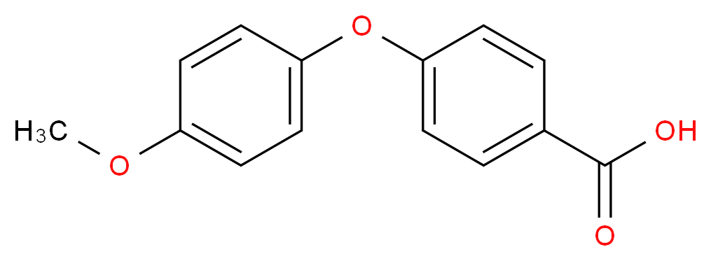 4-(4-methoxyphenoxy)benzoic acid_分子结构_CAS_3525-22-2)